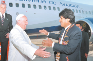 El Papa llega a Bolivia 2. jpg