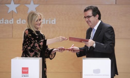 Cifuentes agradece a la Fundación Amancio Ortega su donación de 46,5 millones a la sanidad madrileña