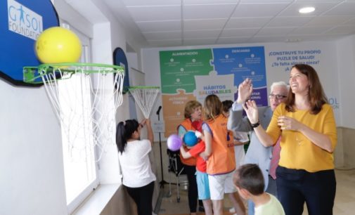 La Fundación Gasol abre la primera Sala Reto Saludable en el Hospital Niño Jesús para colaborar en la prevención de la obesidad infantil