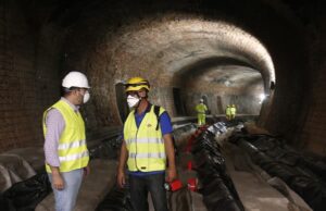 ROLLÁN COMPRUEBA EL AVANCE DE LAS OBRAS DE LA LÍNEA 1 DE METRO  El consejero de Transportes, Vivienda e Infraestructuras, Pedro Rollán, realizará una visita a las obras de la línea 1 de Metro donde comprobará el avance en los trabajos de refuerzo y consolidación del túnel. Lugar: estación de Metro de Tirso de Molina. Foto: D.Sinova / Comunidad de Madrid