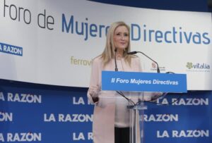 CIFUENTES ASISTE A LA INAUGURACIÓN DEL II FORO DE MUJERES DIRECTIVAS La presidenta de la Comunidad de Madrid, Cristina Cifuentes, asiste a la inauguración del II Foro de mujeres directivas organizad por el diario La Razón bajo el título “La diversidad de género en la empresa: un cambio que no termina de llegar”    Foto: D.Sinova / Comunidad de Madrid