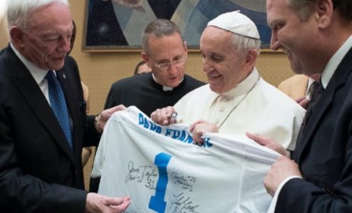 El Santo Padre a los jugadores de la National Football League: ‘Los jóvenes necesitan modelos’