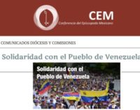 El Episcopado de México inicia una colecta para ayudar al pueblo venezolano agobiado por la crisis