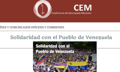 El Episcopado de México inicia una colecta para ayudar al pueblo venezolano agobiado por la crisis