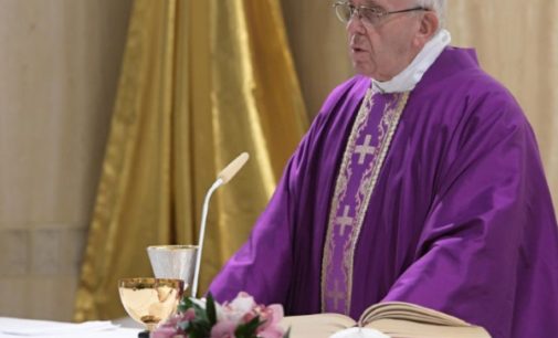 El Papa en Santa Marta: “Llenen la tierra, sean fecundos”