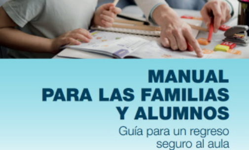 La Comunidad edita un manual para ayudar a familias y centros educativos durante el curso escolar 2020/21