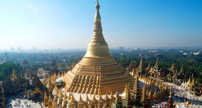 Myanmar: La habitación papal en la Pagoda de Shwedagon