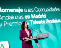 Díaz Ayuso ensalza el talento de los andaluces y su aportación: “Madrileños y andaluces volvemos a ir de la mano liderando el cambio en España”