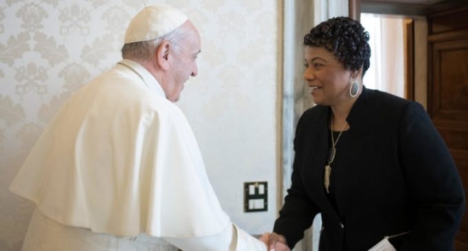 El Papa recibió a Bernice Albertine, hija de Martin Luther King
