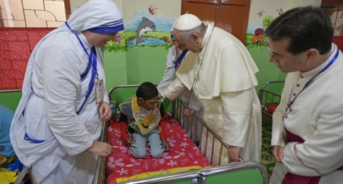 Bangladesh: El Papa visita a los más pobres en la Casa Madre Teresa
