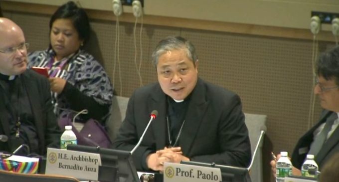 Mons. Auza: “Proteger a los niños hoy previene los conflictos del mañana”
