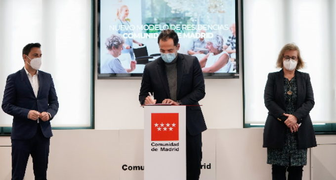 Aguado presenta el Acuerdo Marco de Residencias: «Queremos que las residencias sean un verdadero hogar para nuestros mayores»