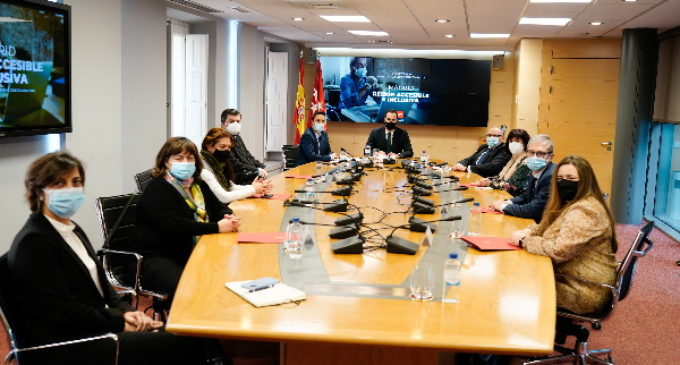 Aguado se compromete a seguir onstruyendo una Comunidad de Madrid “inclusiva y accesible”