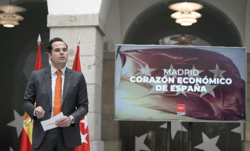 Aguado sustenta la recuperación económica de la región en cinco pilares: estabilidad, negocios abiertos, solidaridad, libertad y fiscalidad inteligente