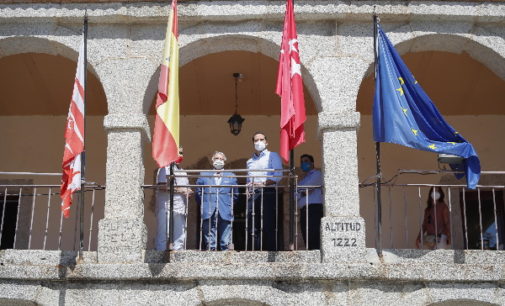 Aguado visita Miraflores y Bustarviejo y apela a “la unión entre administraciones” para “combatir” al coronavirus
