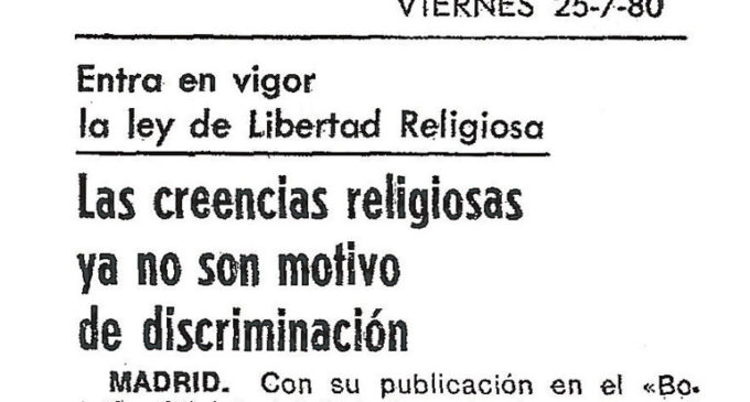 Al servicio de la concordia religiosa y civil
