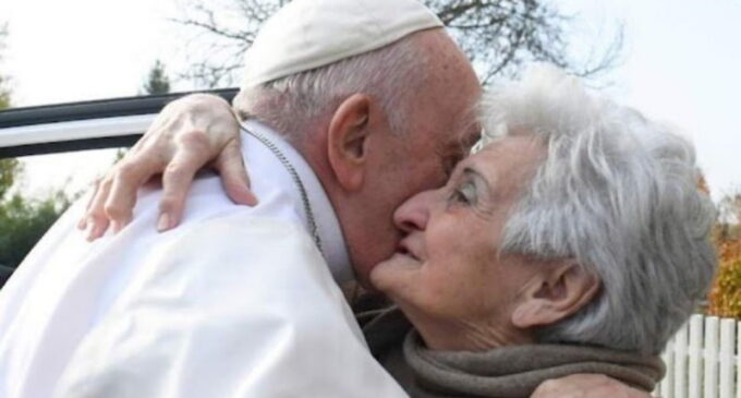 Así fue la visita familiar del Papa sus primas del norte de Italia
