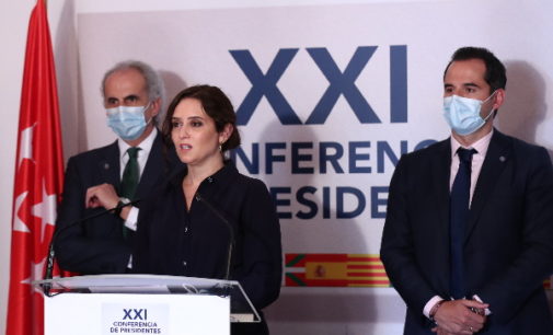 Díaz Ayuso critica las negociaciones bilaterales de los “déficit a la carta”: “No se puede pedir que unas CCAA tengan más independencia y otras menos autonomía”
