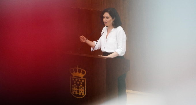 Declaraciones de la presidenta en funciones y candidata a la investidura de la Presidencia de la Comunidad de Madrid