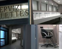 Duchas y barbería en la Columnata de San Pedro para los peregrinos sin hogar
