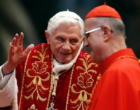 Benedicto XVI, Bertone y la alusión a la renuncia en abril de 2012