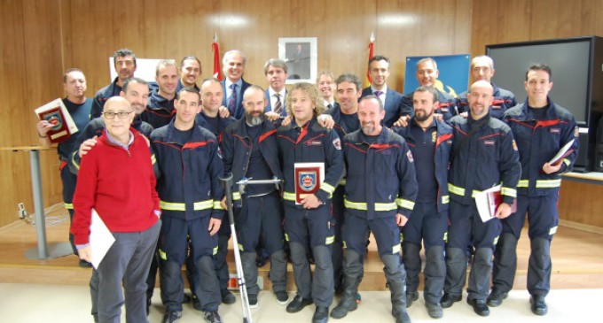 Homenaje anual a los bomberos de la Comunidad de Madrid