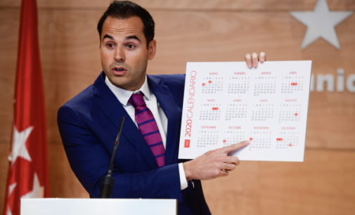 La Comunidad de Madrid tendrá en 2020 un calendario laboral con 12 días festivos