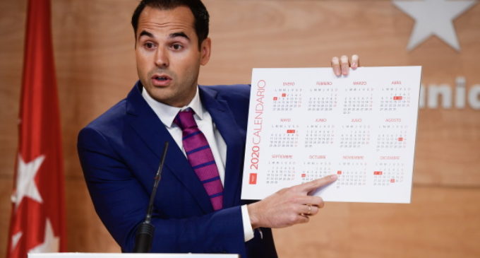 La Comunidad de Madrid tendrá en 2020 un calendario laboral con 12 días festivos