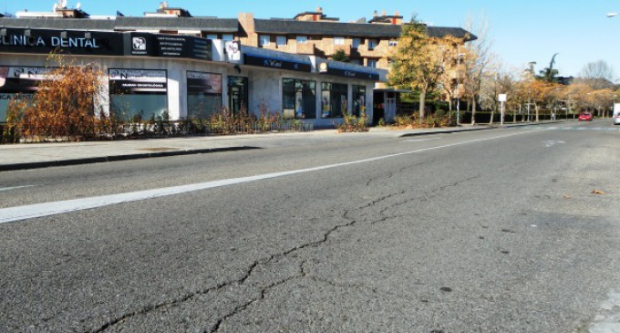 Comienzan obras de señalización y asfaltado en vías principales de Majadahonda