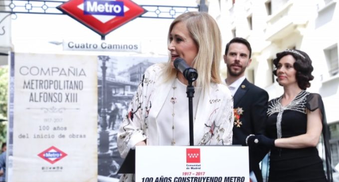 Cifuentes se compromete a que Metro de Madrid siga siendo un referente de modernidad y competitividad