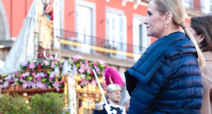 Cifuentes pide a la Almudena trabajo para todos, unidad, concordia y sentido común