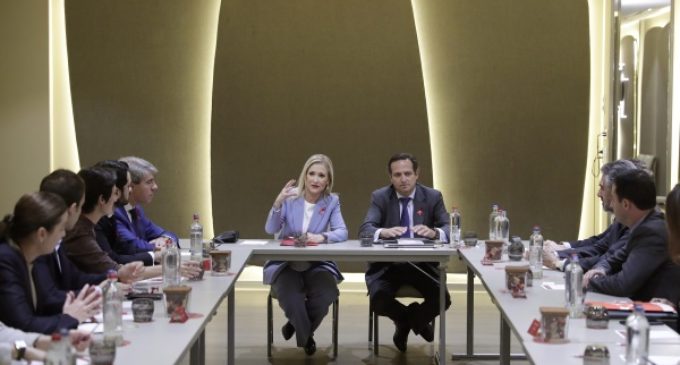 Cifuentes vende la Comunidad de Madrid en Bruselas como destino inversor