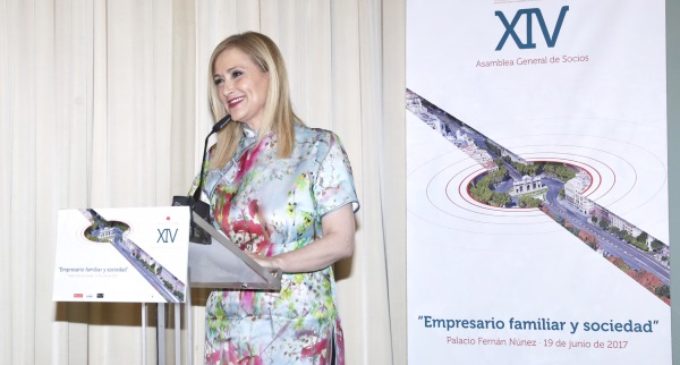 Cifuentes subraya el compromiso del Gobierno regional con las empresas familiares
