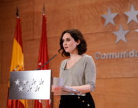 Comunicado de Isabel Díaz Ayuso, presidenta de la Comunidad de Madrid