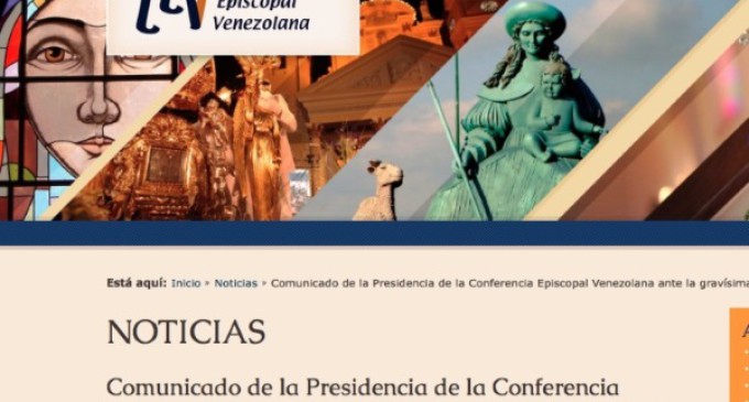 Venezuela: los obispos piden rechazar la violencia y respetar el orden institucional