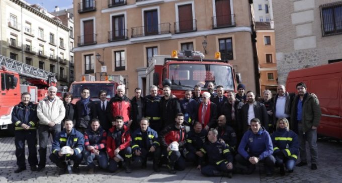 El convoy “Madrid con Siria” parte con el material donado por Comunidad, Ayuntamiento y Bomberos Unidos Sin Fronteras