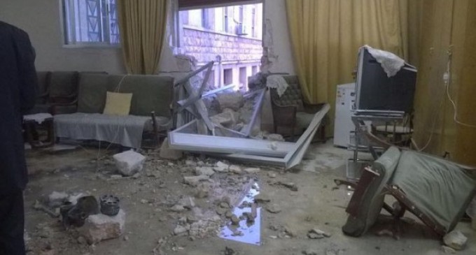 Alepo: Escuela de Tierra Santa atacada por un misil La bomba se cobró la vida de una mujer anciana e hirió a dos personas