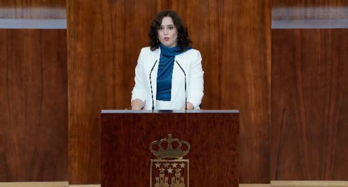 Díaz Ayuso: “Somos una Administración que se opone a los intentos rupturistas, revolucionarios, tiranos y, por tanto, empobrecedores”
