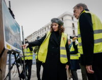 Díaz Ayuso comprueba el avance de las obras de la Puerta del Sol y su entorno