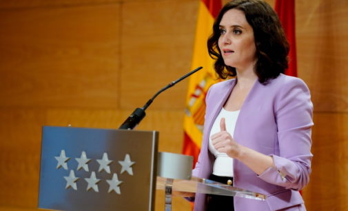 Díaz Ayuso, ha dado positivo en la prueba de coronavirus, pero seguirá cumpliendo sus funciones como presidenta de la Comunidad de Madrid