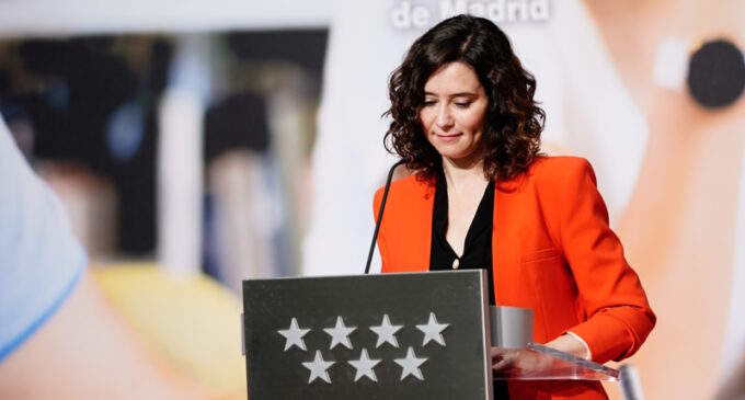 Díaz Ayuso garantiza que la Comunidad de Madrid trabajará siempre pensando en los mayores reconociendo su “tesón, saber y experiencia”