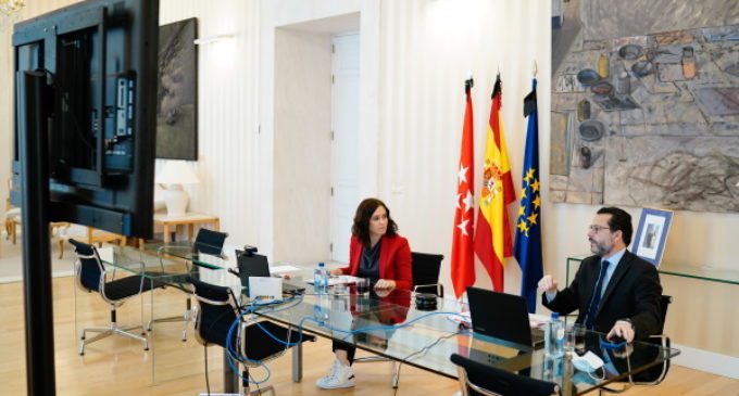 Díaz Ayuso anuncia el teletrabajo para la conciliación de empleados públicos y modernizar la Administración