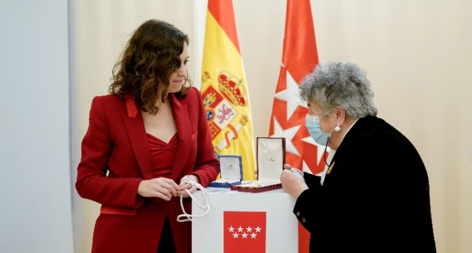 Díaz Ayuso recibe la Medalla de la Beata María Ana de Jesús