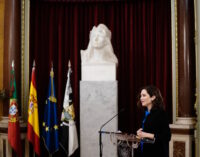 Díaz Ayuso reclama el AVE Madrid-Lisboa: “La Alianza Ibérica está tardando en plasmarse en ese eje con la Alta Velocidad. Cada día sin ella es un día que estamos perdiendo oportunidades los dos países”