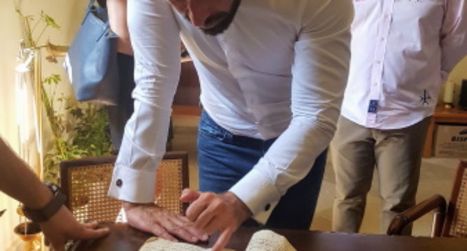 De los Santos visita la Iglesia Parroquial de Santo Domingo de Silos, en Pozuelo del Rey