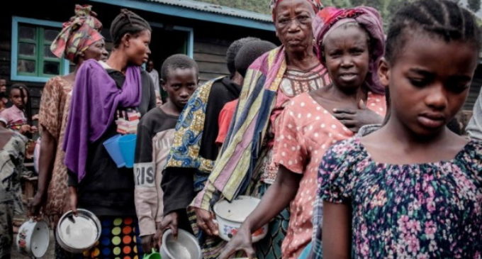 Desplazamiento infantil ante la amenaza del volcán Nyiragongo