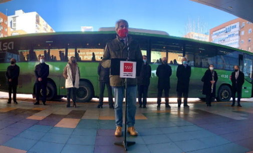 Desplegado el 100% de las líneas de autobuses interurbanos del Consorcio de Transportes de Madrid