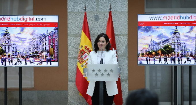 Díaz Ayuso: “Tenemos que ser el nudo de la economía digital del sur de Europa”