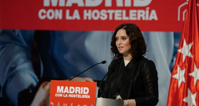 Díaz Ayuso a la hostelería: “Gracias a vosotros no perdemos la identidad”