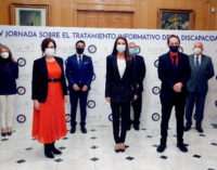 Díaz Ayuso acompaña a la Reina en la IV Jornada sobre el Tratamiento Informativo de la Discapacidad